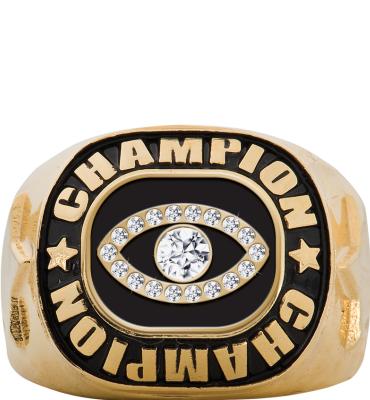 Football Gold Championship Ring