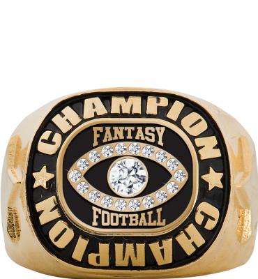 Fantasy Football Gold Champion Ring