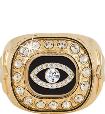 Football Championship Crystal Ring