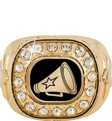 Cheer Championship Crystal Ring