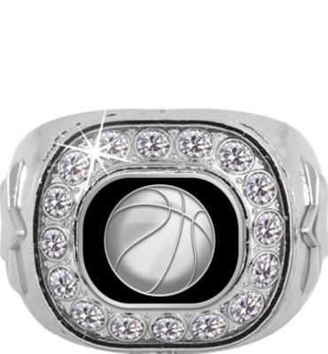 Basketball Championship Crystal Ring