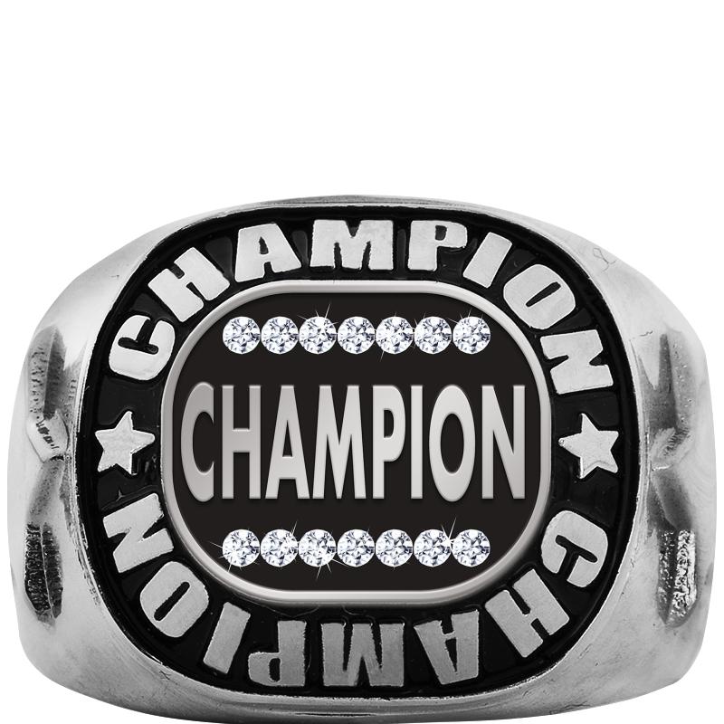 CHAMPION SILVER RING SIZE 6