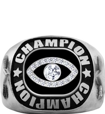 Football Silver Championship Ring