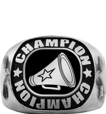 Cheer Silver Championship Ring