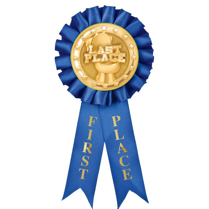 1ST PLACE MYLAR ROSETTES