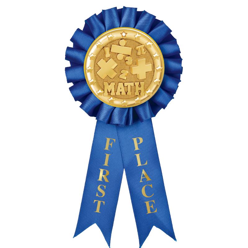 1ST PLACE MYLAR ROSETTES