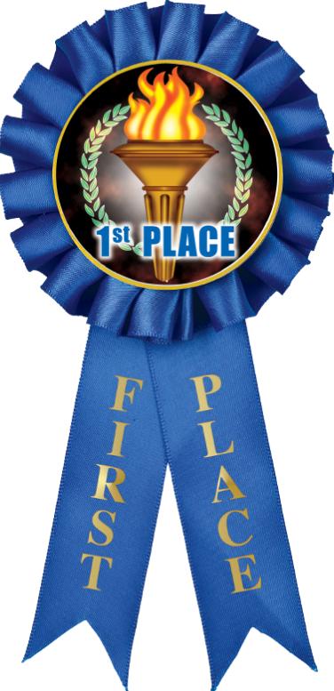 Color Insert Rosette Mvp Ribbons 1st Place Rosette Mvp Ribbon