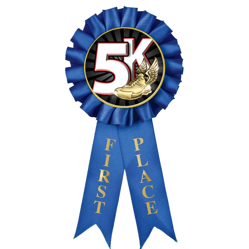 1ST PLACE MYLAR ROSETTES