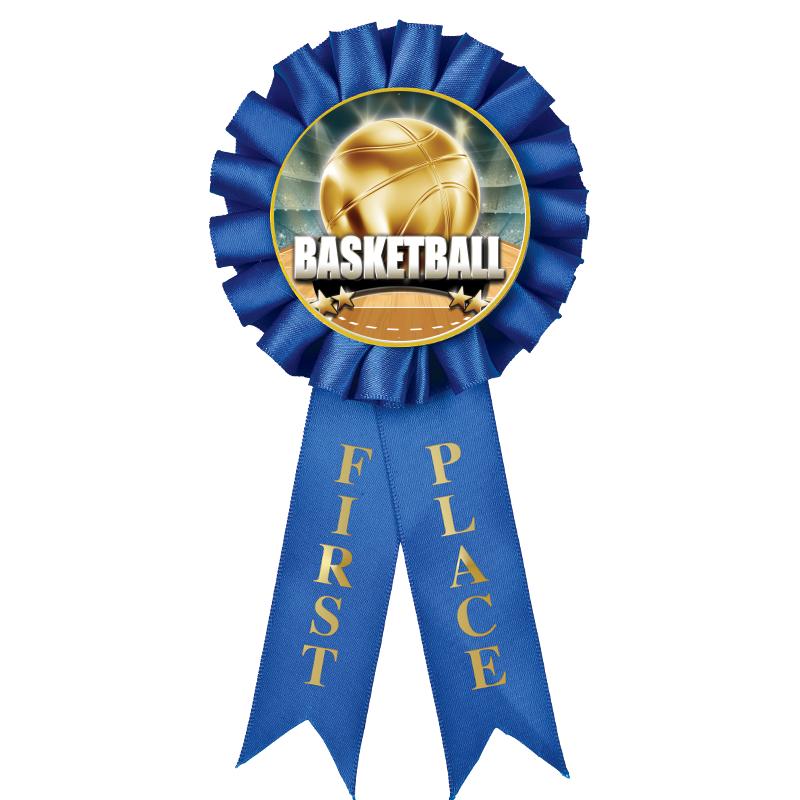 1ST PLACE MYLAR ROSETTES