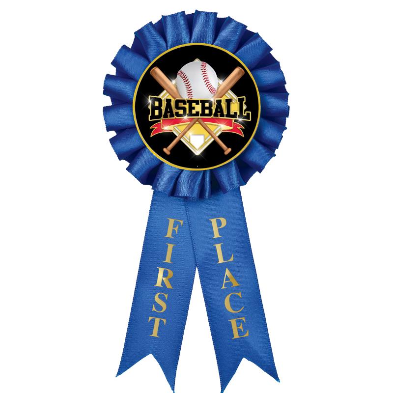 1ST PLACE MYLAR ROSETTES