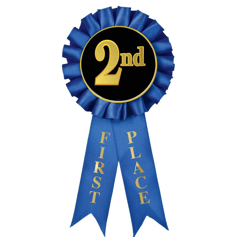 1ST PLACE MYLAR ROSETTES