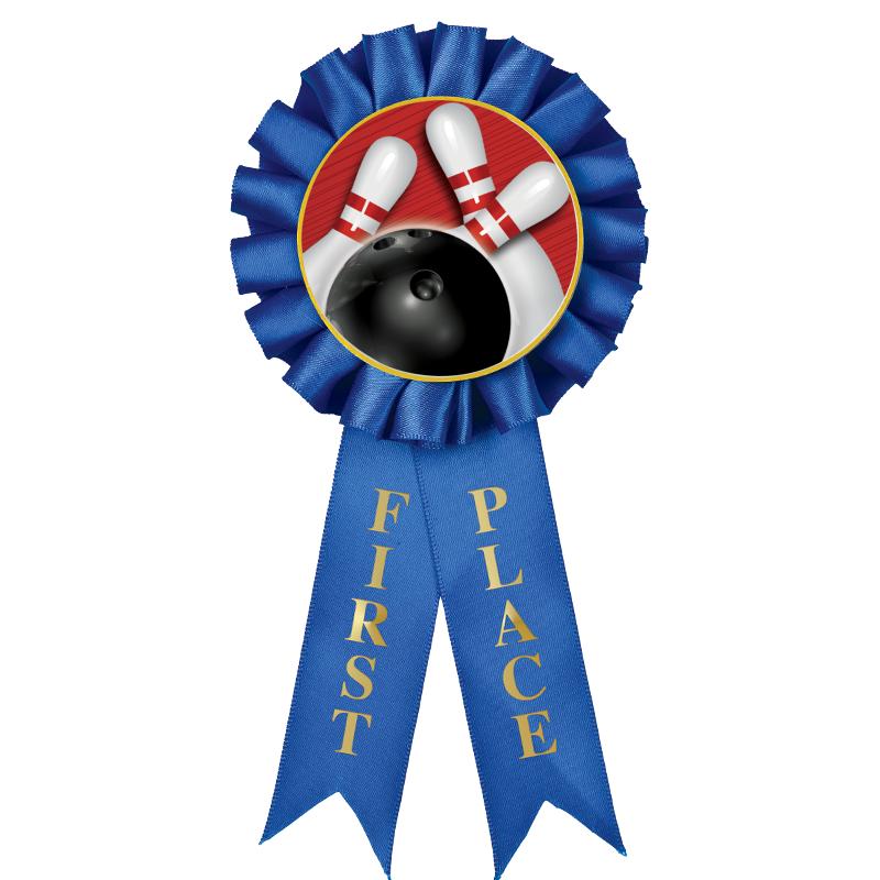 1ST PLACE MYLAR ROSETTES