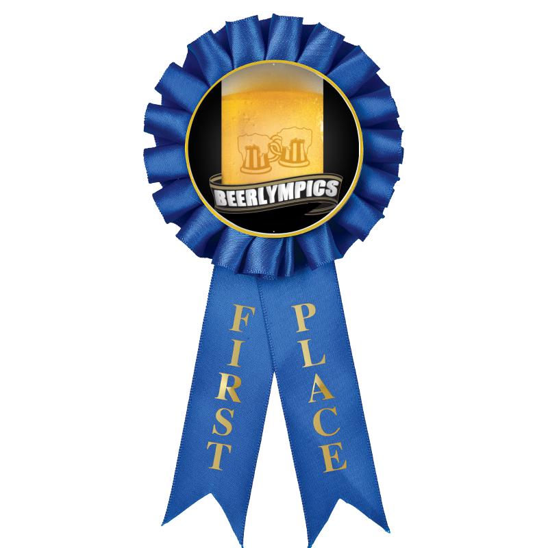 1ST PLACE MYLAR ROSETTES