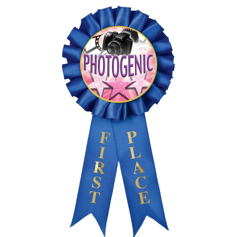 1ST PLACE MYLAR ROSETTES