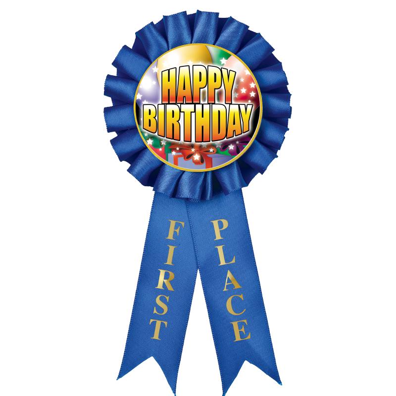 1ST PLACE MYLAR ROSETTES