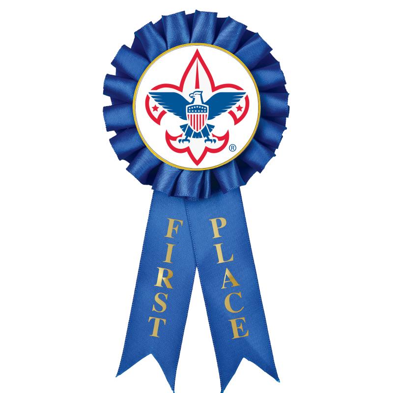 1ST PLACE MYLAR ROSETTES
