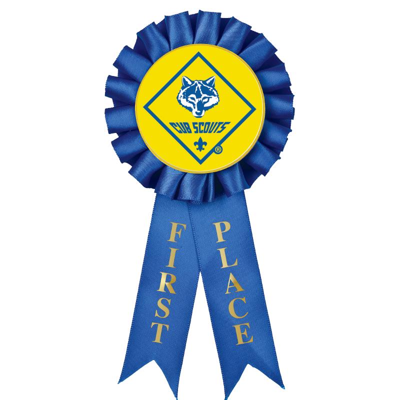 1ST PLACE MYLAR ROSETTES