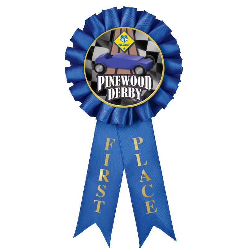 1ST PLACE MYLAR ROSETTES