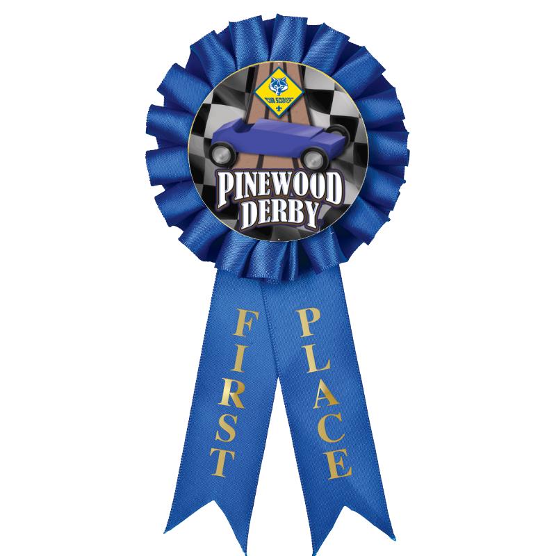 1ST PLACE MYLAR ROSETTES