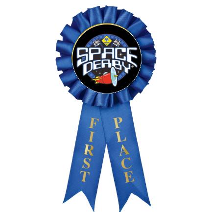 1ST PLACE MYLAR ROSETTES