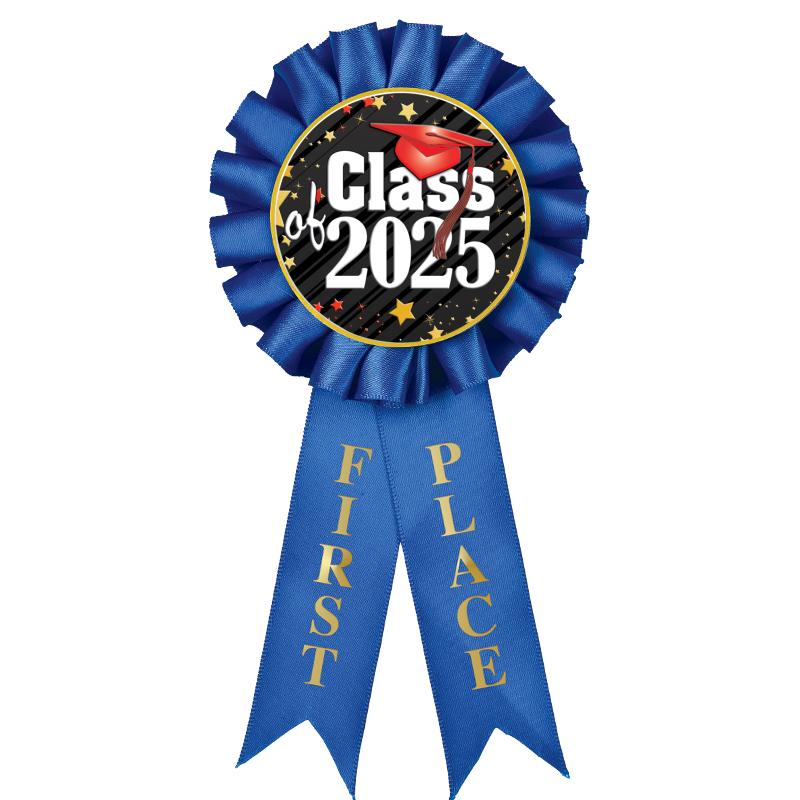 1ST PLACE MYLAR ROSETTES