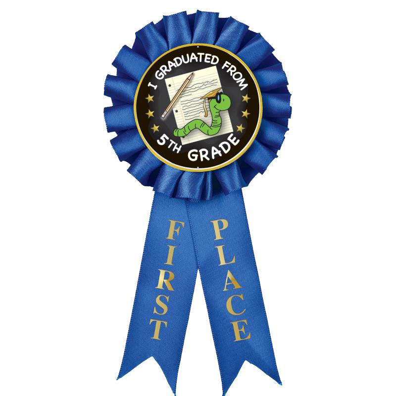 1ST PLACE MYLAR ROSETTES