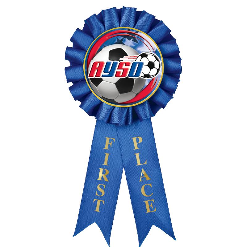 1ST PLACE MYLAR ROSETTES