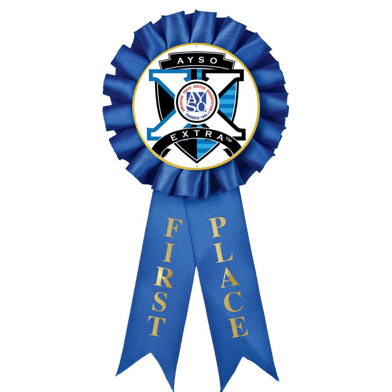 1ST PLACE MYLAR ROSETTES