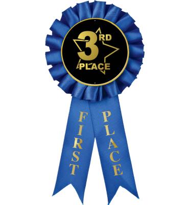 1st Place Rosette Ribbon