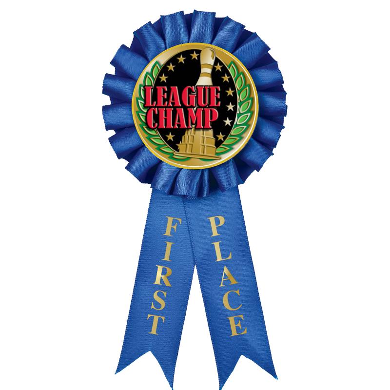 1ST PLACE MYLAR ROSETTES