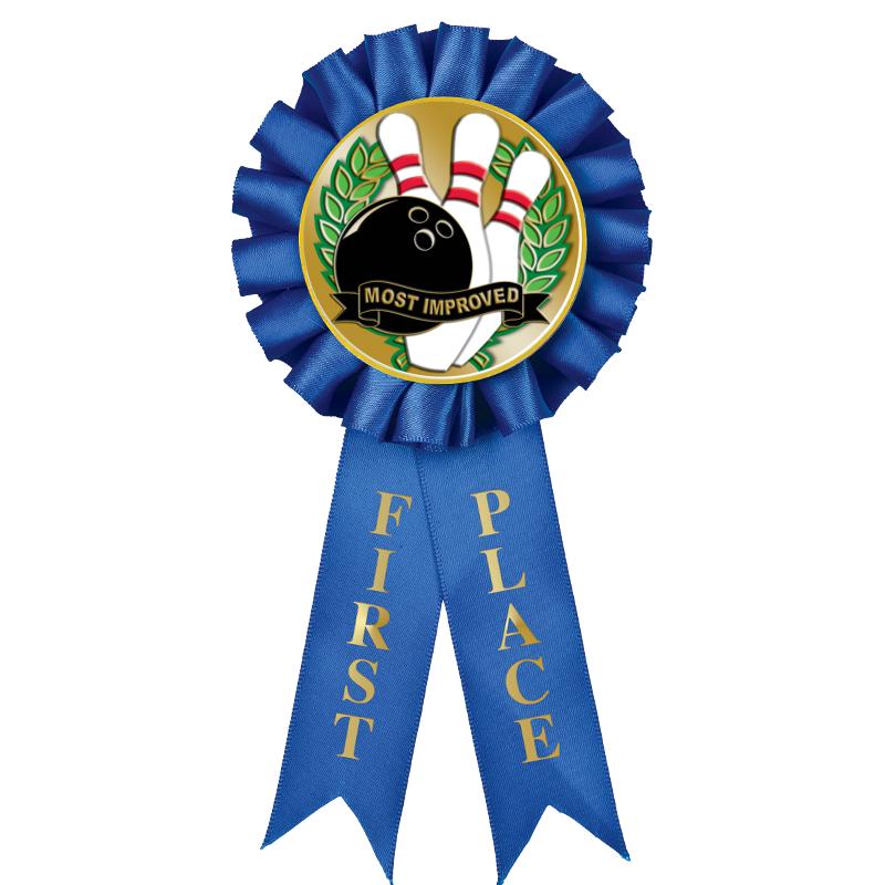 1ST PLACE MYLAR ROSETTES