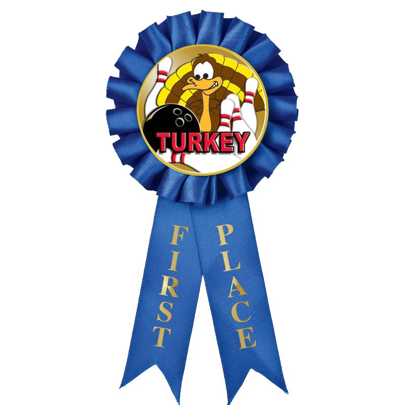 1ST PLACE MYLAR ROSETTES
