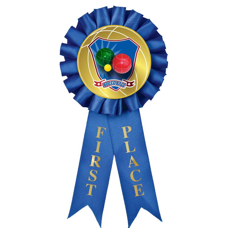 1ST PLACE MYLAR ROSETTES