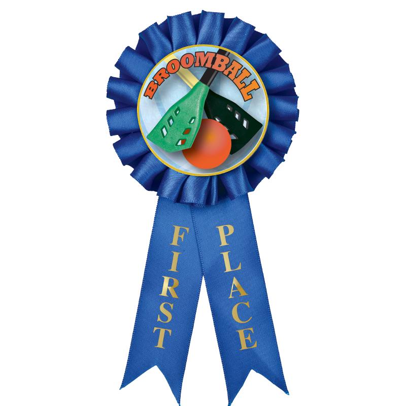 1ST PLACE MYLAR ROSETTES