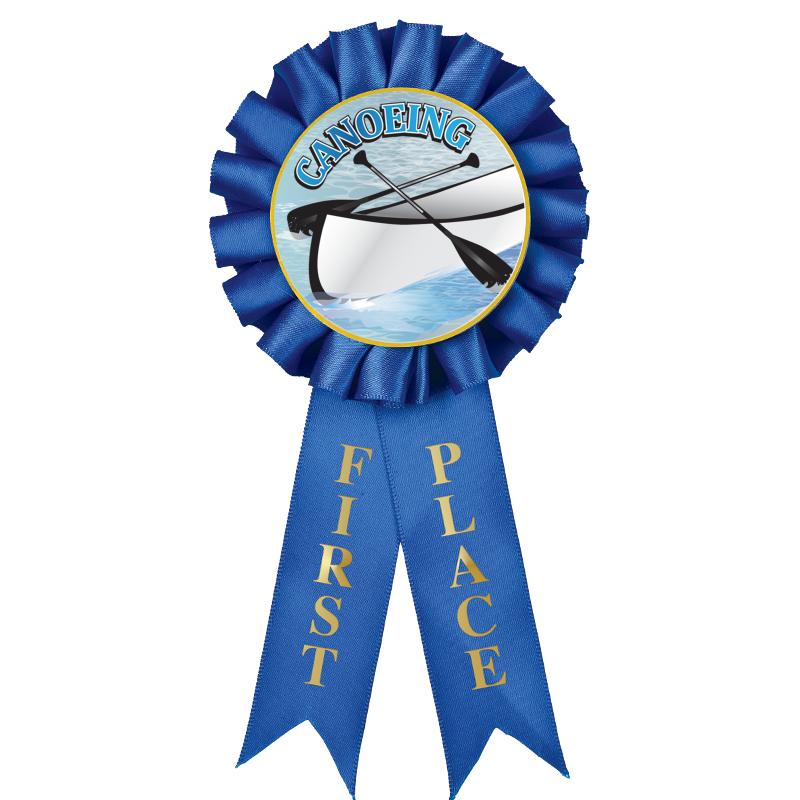 1ST PLACE MYLAR ROSETTES