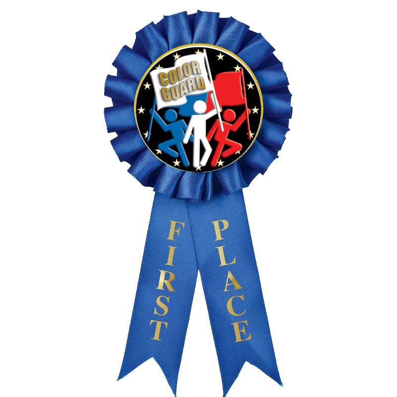 1ST PLACE MYLAR ROSETTES