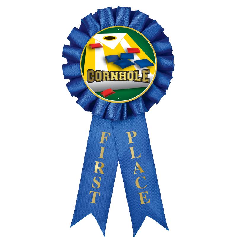 1ST PLACE MYLAR ROSETTES