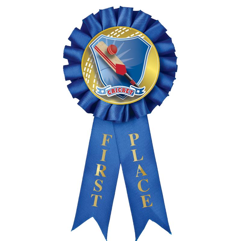 1ST PLACE MYLAR ROSETTES