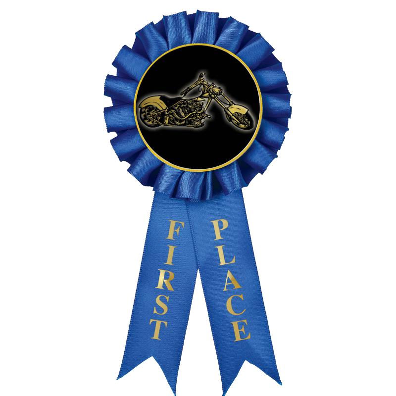 1ST PLACE MYLAR ROSETTES