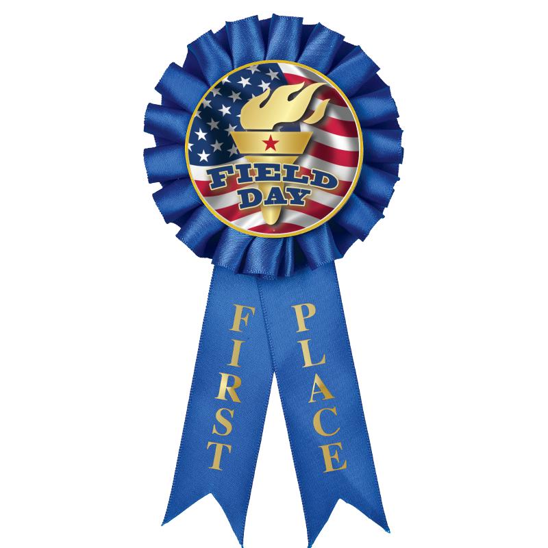 1ST PLACE MYLAR ROSETTES