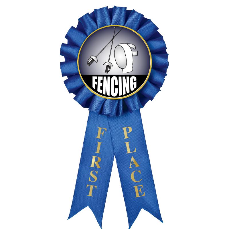 1ST PLACE MYLAR ROSETTES