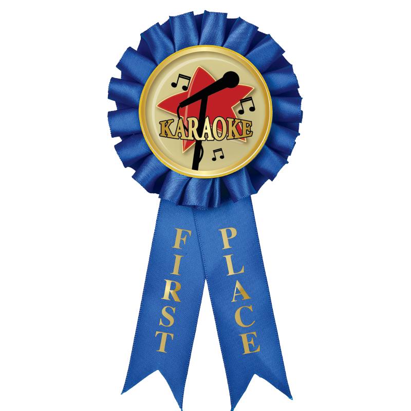 1ST PLACE MYLAR ROSETTES