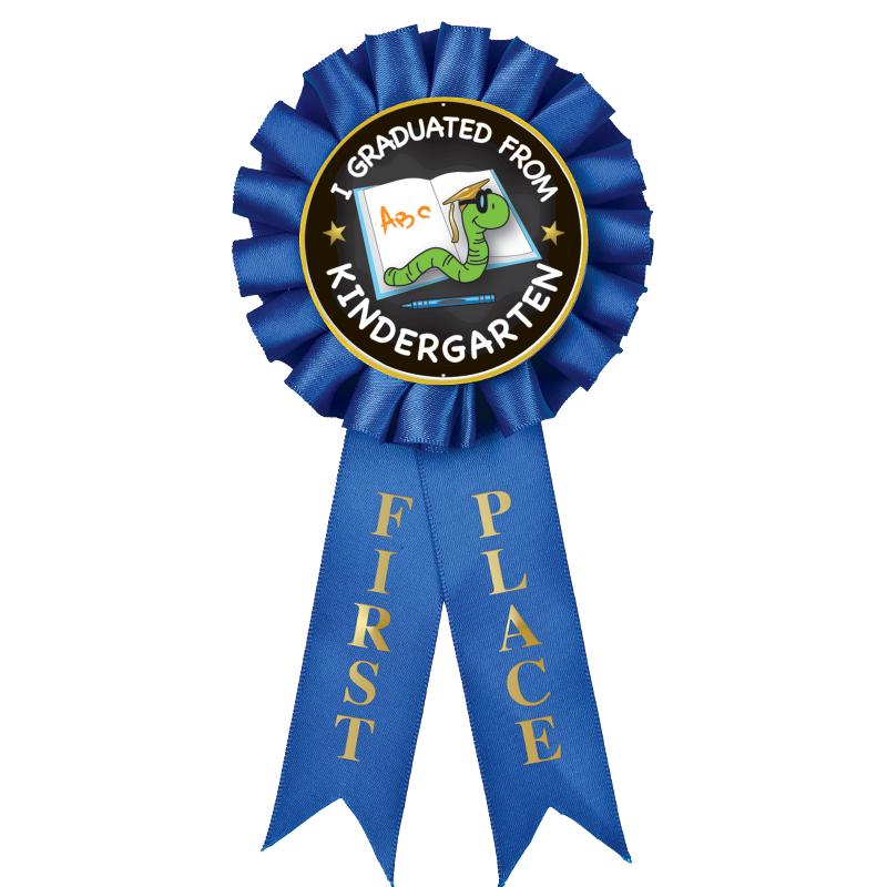 1ST PLACE MYLAR ROSETTES