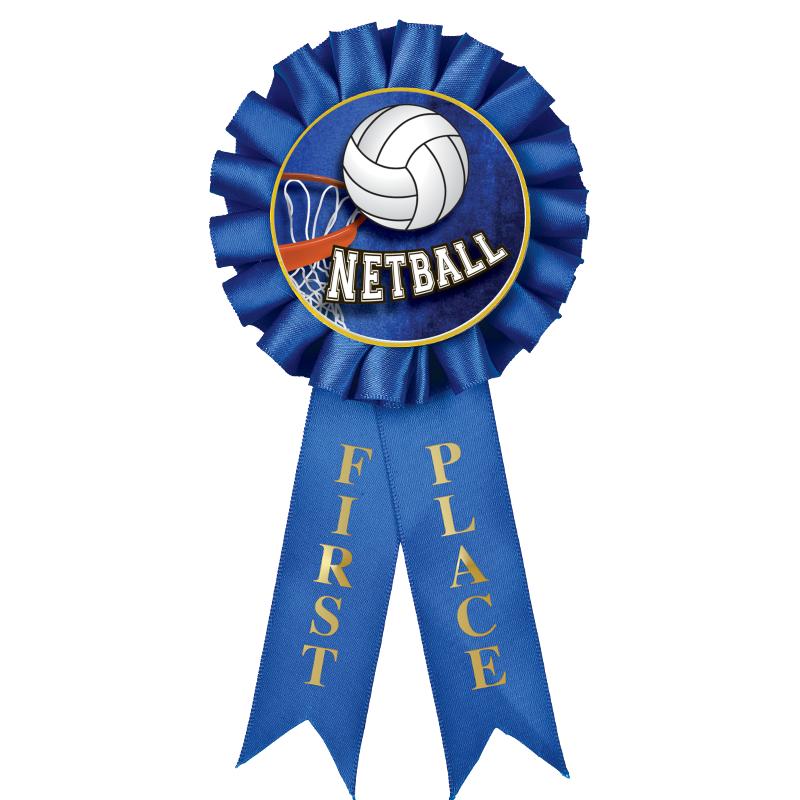 1ST PLACE MYLAR ROSETTES