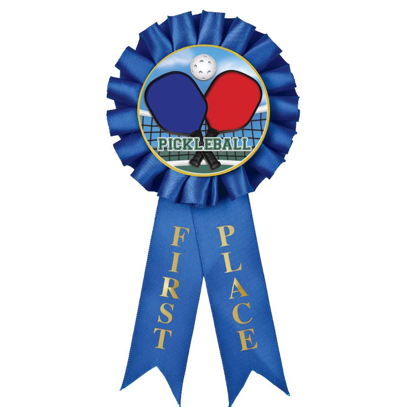 1ST PLACE MYLAR ROSETTES