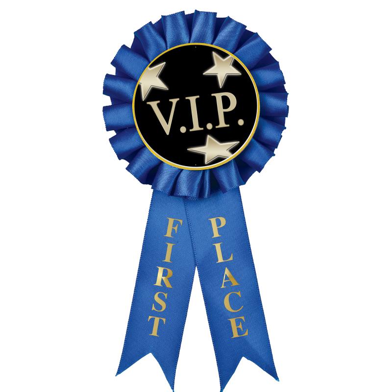 1ST PLACE MYLAR ROSETTES