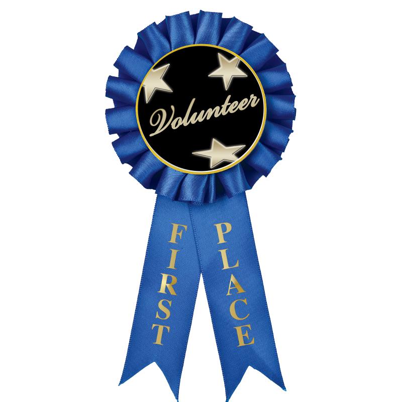 1ST PLACE MYLAR ROSETTES