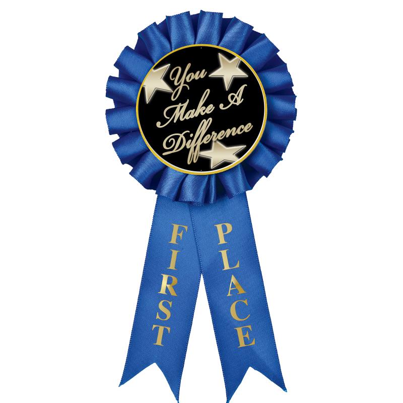 You Make A Difference Ribbons Crown Awards