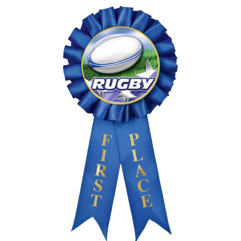 1ST PLACE MYLAR ROSETTES