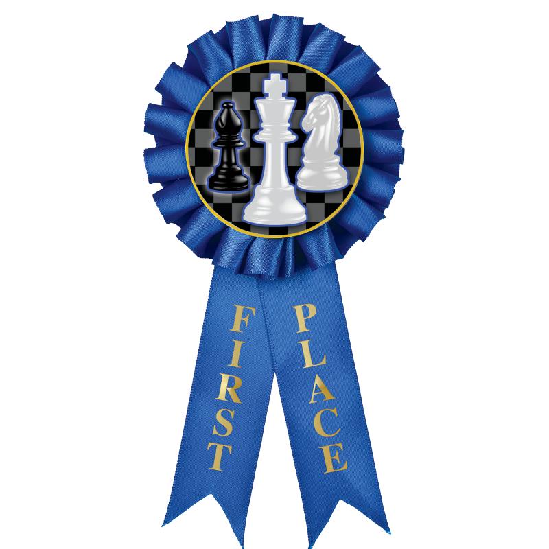 1ST PLACE MYLAR ROSETTES